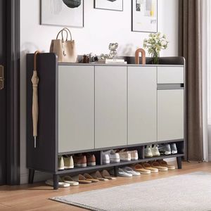 Mueble <span class=keywords><strong>zapatero</strong></span> nórdico de estilo simple, multicolor y con capacidad para todo tipo de calzado, diseñado para la entrada de la sala de estar. - Product Image 1