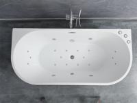 Baignoire de massage moderne et personnalisée Baignoire en acrylique Baignoire de trempage pour adultes Salle de bains luxueuse Design minimaliste