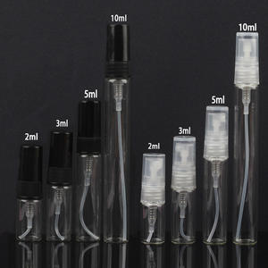 2ml 3ml 5ml 10ml Transparent <b>Perfume</b> Glass Bottles Spray with Pump Small <b>Container</b> - Product Image 5
