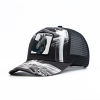 Casquette de camionneur en maille 5 panneaux rose violet personnalisée Nouveau chapeau de sport respirant à la mode Casquette de sport structurée structurée
