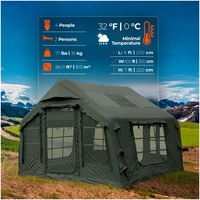 Tente de camping gonflable de haute qualité en tissu Oxford 420D, tente familiale gonflable d'extérieur, imperméable et portable