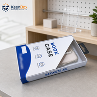 Boîte d'emballage personnalisée pour batterie externe en carton rigide avec espace pour câble et poignée de suspension
