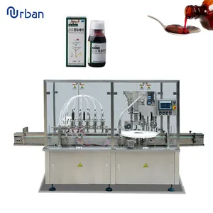 High Accuracy Glucose Syrup Bottle Filling And Labeling Machine