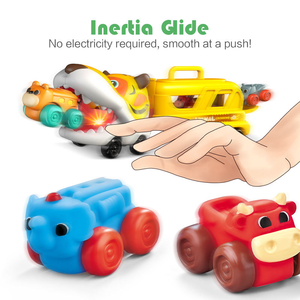 Adorable Camión de Juguete de Tigre para Niños, con Fricción, Luces, Música, Almacenamiento, Material Suave y Seguro, Regalo Viral Perfecto para Bebés - Product Image 3