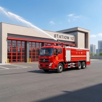 Camion de pompiers Dongfeng, nouveau moteur diesel, 4 mètres cubes, Euro 3, moteur YC4E135-33, véhicule de sauvetage urbain, lutte contre les incendies