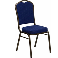 Hot Ssles Chaise de banquet durable bon marché Chaises de banquet empilables en or pour les fêtes de mariage