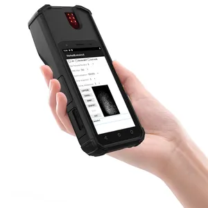 Biometrische Android Handheld Pos Terminal Vingerafdruk Uhf Nfc Qr Code Alles In Een Apparaat Gebruikt Voor Registratie Management