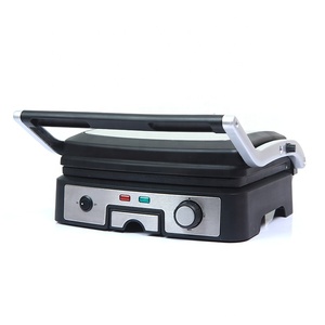 Rookloze Elektrische <span class=keywords><strong>Panini</strong></span> Broodrooster Sandwich Maker Persgrill Machine En Biefstuk Of Vlees Tafel <span class=keywords><strong>Top</strong></span> Barbecue En <span class=keywords><strong>Panini</strong></span> Pers - Product Image 1