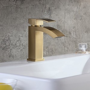 <span class=keywords><strong>AMAXO</strong></span> robinets mitigeurs De Lavabo en or brossé, robinets De salle De bains, Torneira De Bacia Grifo De Lavabo, robinets De robinetterie d'eau - Product Image 4