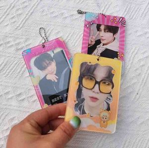 ที่ใส่การ์ดรูปภาพอะคริลิคแบบกำหนดเองสำหรับใส่การ์ดรูป Kpop พร้อมการพิมพ์ซิลค์สกรีนสำหรับสะสมรูปดารา ใช้เป็นพวงกุญแจได้ - Product Image 4
