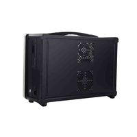Châssis d'ordinateur portable industriel robuste EVAK Factory pour diffusion en direct, 7 emplacements d'extension pleine longueur, alimentation 600W, compatible ATX