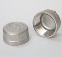 Bouchon de tuyau en acier inoxydable SS304/316, 1/8"-4", ASTM/ASME, résistant à la corrosion, pour l'alimentation en eau, le drainage, la climatisation
