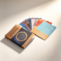 Neue Stile Umweltfreundliche Langlebige Maßgefertigte Orakelkarten-Drucke Individuell Bedruckte Tarotkarten-Set mit Anleitungsbuch
