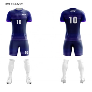 Custom Team Club Uniform Full Soccer Kit Set Uniforms With <b>Socks</b> for Sale Soccer Kits Mens Football Uniform - Product Image 1