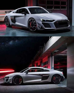 Para Audi R8 Body Kit Rwd Style Dry Carbon Fiber Front Lip Skirt Difusor trasero Spoiler Espejo Piezas de coche - Product Image 3