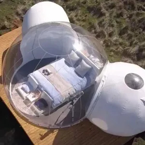 Casa di rimbalzo palloncini gonfiabili aria grande miglior prezzo tenda da campeggio a bolle di alta qualità con Tunnel
