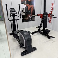 Máquina Elíptica REYK con Control Magnético, Pantalla LCD, Construcción de Plástico Ecológico, Programa de Ejercicio, Uso Doméstico