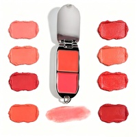 Crème à lèvres en gros 2-en-1 avec bracelet, rouge à lèvres crémeux portable haute pigmentation, maquillage beauté des lèvres pour filles