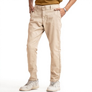 Best Quality Low Price <b>Man</b> <b>Stretch</b> Classy 100% Cotton Skinny Trouser Straight Chino Pants for <b>Men's</b> From Bangladesh Supplier - Product Image 3