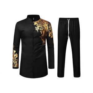 Personalizado Musulmán Africano Cuello Redondo Juventud Africano Estilo Nacional Ropa Islámica Hombre Ropa Islámica Thobe Hombres - Product Image 4