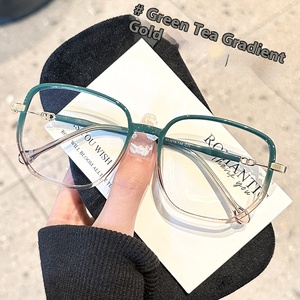Danyang Women's TR90 Blue <strong>Glasses</strong> Ultra-Light Anti-Blue Light Transparent Myopia <strong>Glasses</strong> With Diamond Face Shape Match