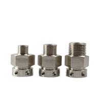 Raccord de pulvérisation haute pression en laiton de 16 mm avec vanne de type supérieur, capacité 1L, pour jardinage, aménagement paysager, suppression de la poussière et refroidissement