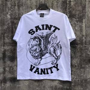 Vendita calda di alta qualità in <span class=keywords><strong>cotone</strong></span> dei pesi massimi santi abiti da uomo stampa fiamma <span class=keywords><strong>t</strong></span>-<span class=keywords><strong>shirt</strong></span> oversize Streetwear - Product Image 3