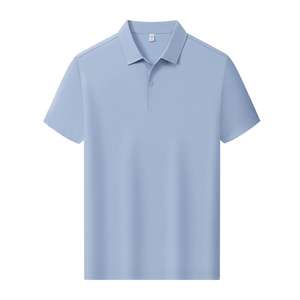 Camisa de Golf para Hombre |   Camiseta de Manga <span class=keywords><strong>Corta</strong></span> 100% Algodón Satinado Premium de 200g, Cuello de Tela Propia, Botones a Presión, Diseño Estampado a Color, Talla XL - Product Image 6