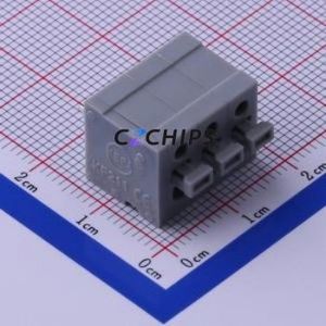 KF211V-5.0-3P Spring Terminal Block Through hole Component (THT),P=5mm Connector 5mm 3P 3 15A - Product Image 1