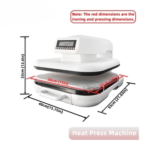 Millantech Hot Pressing Digital Transfer Heat Press Machine for T <strong>Shirt</strong> Stretchable Heat Press Machine 38*38cm - Product Image 3