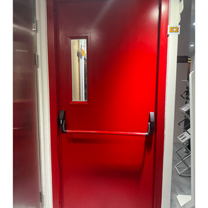 Porte commerciale moderne en acier inoxydable noir, ignifuge, prête à l'emploi, simple et économique, <span class=keywords><strong>de</strong></span> la marque CHANGYI, en vente - Product Image 1