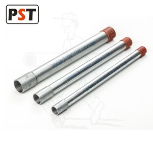 Conducto de cable eléctrico GI BS4568 con acoplador de acero de rosca métrica y tapa de plástico - Product Image 1