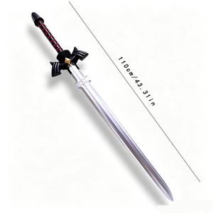 Légende de Zelda : Larmes du Royaume - Épée du Maître - Arme de jeu de rôle - Modèle en caoutchouc souple PU - Accessoire de déguisement - Product Image 2