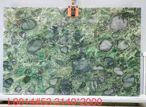 Émeraude verte Pierre de marbre naturel <span class=keywords><strong>Palladium</strong></span> Smeraldo Granit Matériau de construction Rétro-éclairage Mur vert foncé 2cm Table Dessus en marbre - Product Image 4