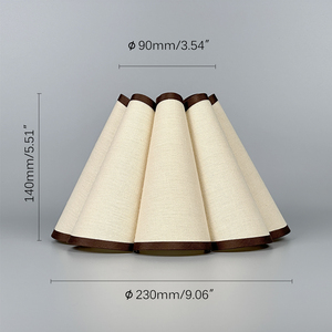<span class=keywords><strong>Paralume</strong></span> Personalizzabile in Tessuto per Lampada da Tavolo, Coprilampada Rotondo in Lino Intrecciato per Decorazioni Matrimoniali, Lampada da Tavolo e da Terra - Product Image 6