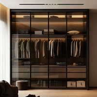 Armoire portable moderne en bois de luxe sur mesure BALOM, armoire de chambre à coucher, armoire en bois moderne, armoires de chambre