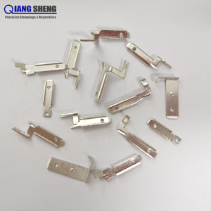 Hot Sale Custom Stamping Flat Connector Manufacturer Copper Brass Small Battery <strong>Terminal</strong> Tabs With Nickel Plating - Product Image 3