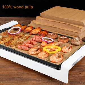 Feuilles de papier sulfurisé en silicone double face sans PFAS, antiadhésives, blanches, carrées, pour emballage alimentaire, pain et autres papiers de cuisson - Product Image 3