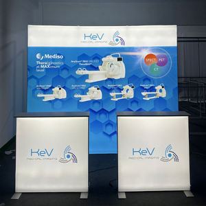 Portátil 3x3m en forma de U Modular LED retroiluminado SEG Graphic Trade Show Booth Sublimación de tinte para eventos Promociones Caja de luz - Product Image 3