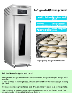 Proofer refrigerado y congelado comercial <span class=keywords><strong>de</strong></span> 18 bandejas con sincronización completamente automática, una herramienta mágica para la fermentación <span class=keywords><strong>de</strong></span> masa <span class=keywords><strong>de</strong></span> <span class=keywords><strong>pan</strong></span> - Product Image 6