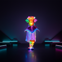 WL-0336 lumière LED filles danseuse robe scène Performance porter soirée robe Rave fée Costumes romantique OEM Service 1 pièce