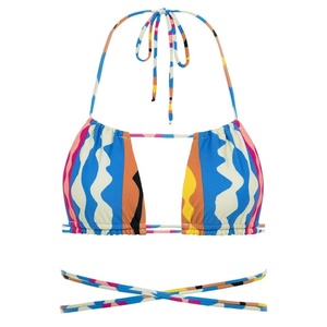 Bikini Sexy con Tiras Abiertas y Rayas, Tanga Brasileña Azul, <span class=keywords><strong>Monokini</strong></span> Extremo Micro <span class=keywords><strong>Mini</strong></span>, Servicio OEM, Ecológico, Anti-UV - Product Image 5
