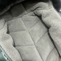 Blouson bomber chaud coupe-vent à capuche avec rembourrage épais en duvet, doublure en fourrure, réversible, pour homme et femme, ski en plein air, usage quotidien