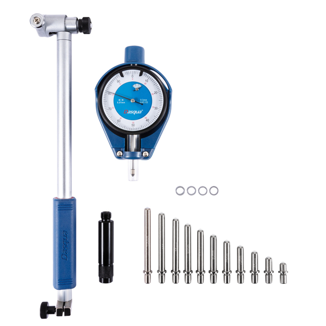Dasqua 50-160mm Resolution 0.01mm Inner Diameter Dial Indicator Bore Gauge Alexometro Liner Bore Gauge