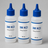 Solution de remplissage d'électrodes KCl 3M compatible Orion ROSS 810007 5x60mL pour Thermo Orion