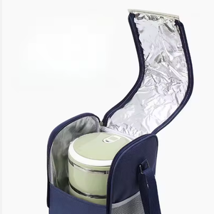 Sac à lunch isotherme en tissu Oxford avec doublure en aluminium, portable pour le travail et l'école - Product Image 5