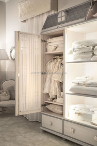<span class=keywords><strong>Armadio</strong></span> <span class=keywords><strong>per</strong></span> bambini a forma di casa francese, guardaroba in legno con cassetti <span class=keywords><strong>per</strong></span> riporre oggetti - Product Image 3