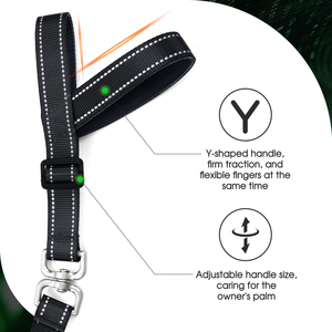 Freihändige Geflochtene Hundeleine mit Rutschfester Funktion Weiche & Personalisierbare Verstellbare Nylon-Leine für Spaziergänge mit Kleinen bis Mittelgroßen Hunden - Product Image 2