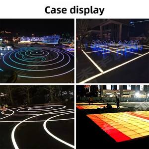 <span class=keywords><strong>Carrelage</strong></span> lumineux <span class=keywords><strong>LED</strong></span> RVB DIY 1 Mètre Blanc Chaud Rectangulaire Lampe à Bande Linéaire Étanche 24V <span class=keywords><strong>LED</strong></span> Scène de Danse Paysage IP67 - Product Image 4