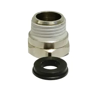 Factory Direct 22Mm Short Copper Electroplating White Pipe Fittings Plumbing Fittings